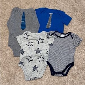 4 Onesies (0-3 Months)